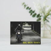 Motorrad Big Boy Toys Postkarte (Stehend Vorderseite)