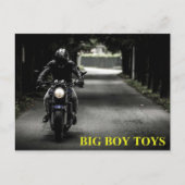 Motorrad Big Boy Toys Postkarte (Vorderseite)