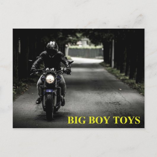 Motorrad Big Boy Toys Postkarte (Vorderseite)