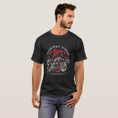 Motorrad Biker Chopper Design T-Shirt (Vorne ganz)