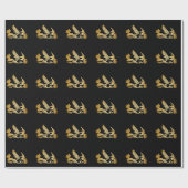 Motorrad Biker Goldwing Stil Geschenkpapier (Flach)
