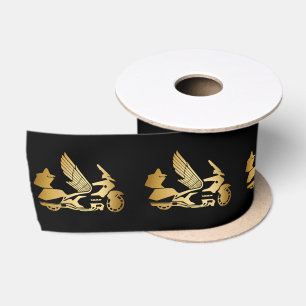 Motorrad Biker Goldwing Stil Satinband