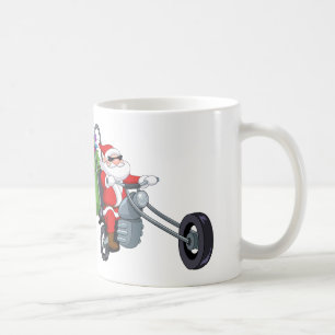 Motorrad-Biker-Santa-Claus Kaffeetasse