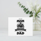 Motorrad Biker Vintages Geschenk Postkarte (Stehend Vorderseite)