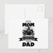 Motorrad Biker Vintages Geschenk Postkarte (Vorne/Hinten)