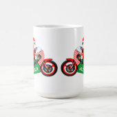 Motorrad-Biker-Weihnachtsgeschenk Kaffeetasse (Mittel)