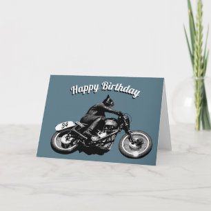 Motorrad Birthday Karte