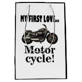 Motorrad Birthday Motorrad Mittlere Geschenktüte (Vorderseite)