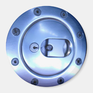 Motorrad Black Silver Fuel Cap Foto Magnet