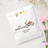 Motorrad Braut und Bräutigam Hochzeit Geschenktütchen (Versiegelt)