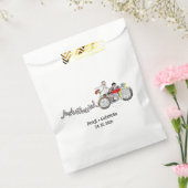 Motorrad Braut und Bräutigam Hochzeit Geschenktütchen (Versiegelt)