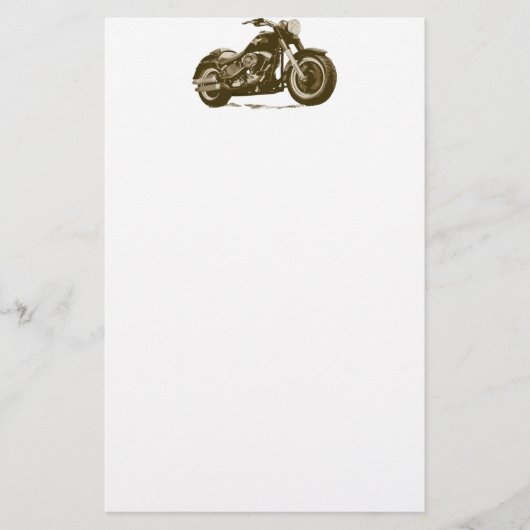 Motorrad Browns Harley Briefpapier (Vorderseite)