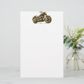 Motorrad Browns Harley Briefpapier (Stehend Vorderseite)