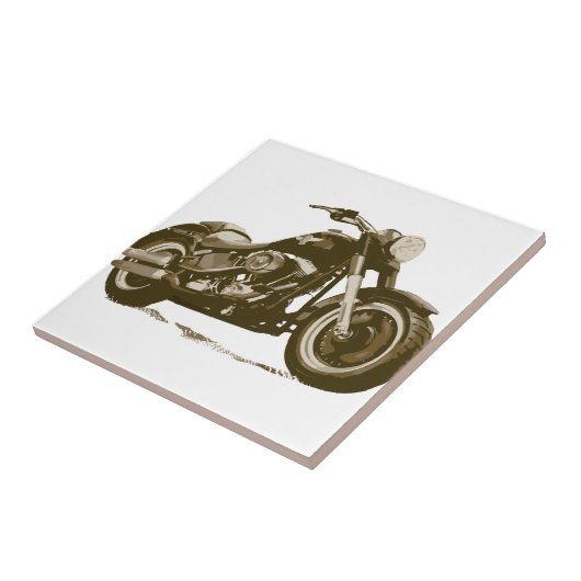 Motorrad Browns Harley Fliese (Seite)