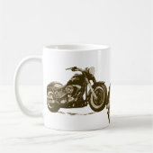 Motorrad Browns Harley Kaffeetasse (Links)