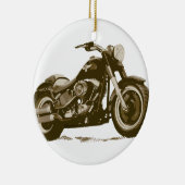 Motorrad Browns Harley Keramikornament (Rechts)