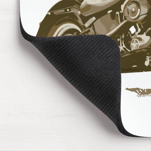 Motorrad Browns Harley Mousepad (Ecke)