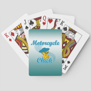 Motorrad-Chick #3 Spielkarten