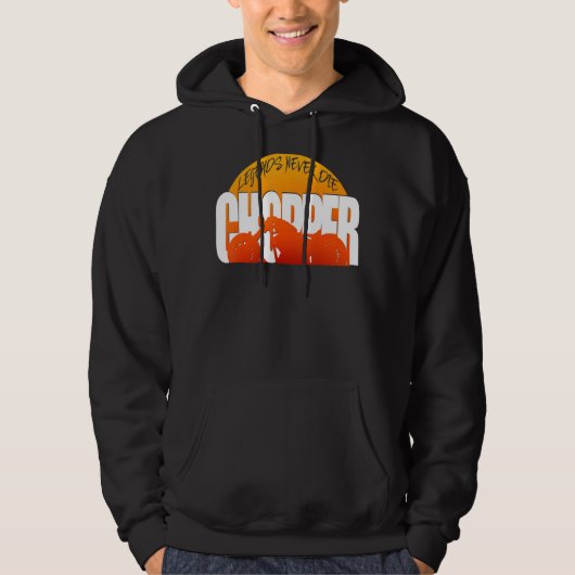 Motorrad-Chopper für Motorradfahrer Hoodie (Vorderseite)