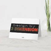 Motorrad-Chopper Karte (Rückseite)