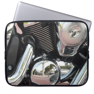 Motorrad Chrom - 15" Neopren-Laptop-Hülle Laptopschutzhülle