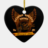 Motorrad-Club-Abzeichen Keramikornament (Vorne)