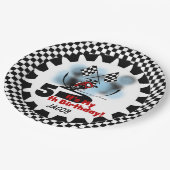 Motorrad, das 5. alles- Gute zum Pappteller (Schrägansicht)