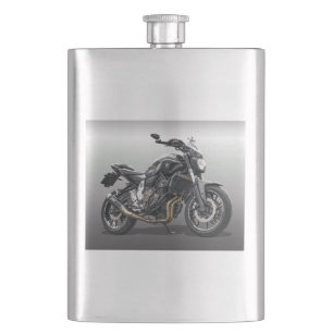 Motorrad - Das Bald-Bike Flachmann