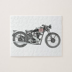 Motorrad der Excelsior Warrior 1938 Puzzle