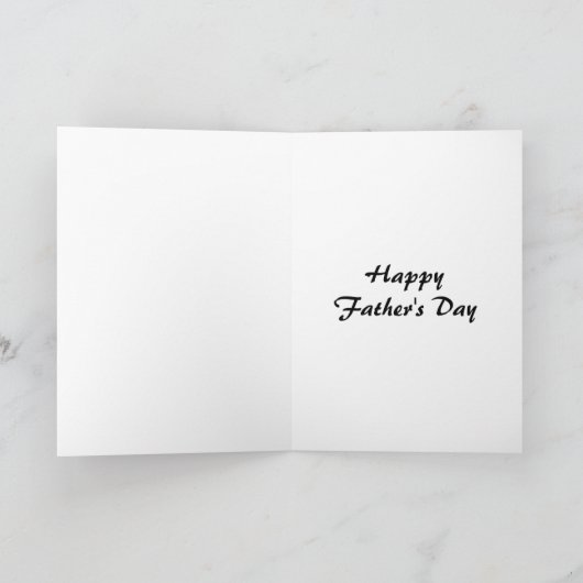 Motorrad des Vintagen Vaters Karte (Innenseite)