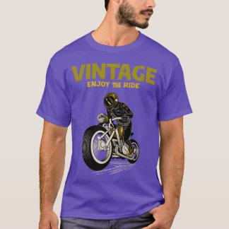 Motorrad-Design im Vintage-Stil Freunde T-Shirt