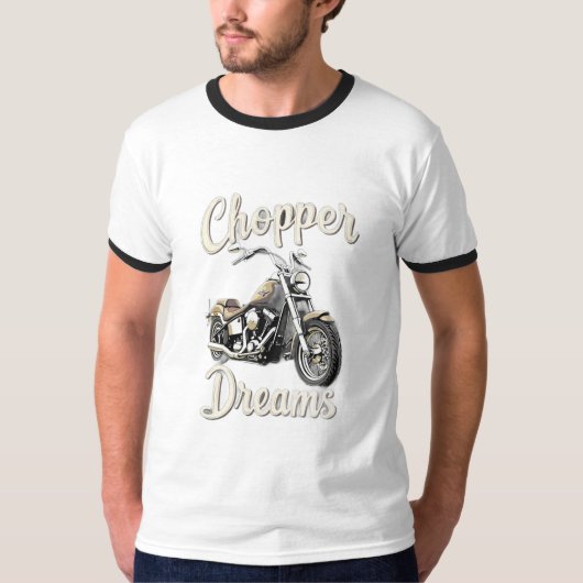 Motorrad-Design T-Shirt (Vorderseite)