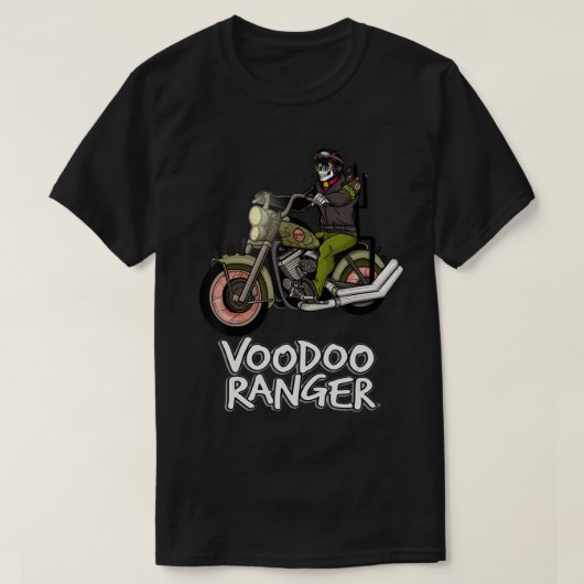 Motorrad-Drag Racing, Sprints Voodoo Fahrradfahrer T-Shirt (Design vorne)