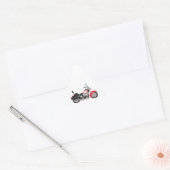 MOTORRAD DREIECKIGER AUFKLEBER (Umschlag)
