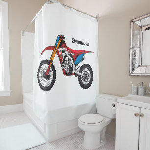 Motorrad Duschvorhang