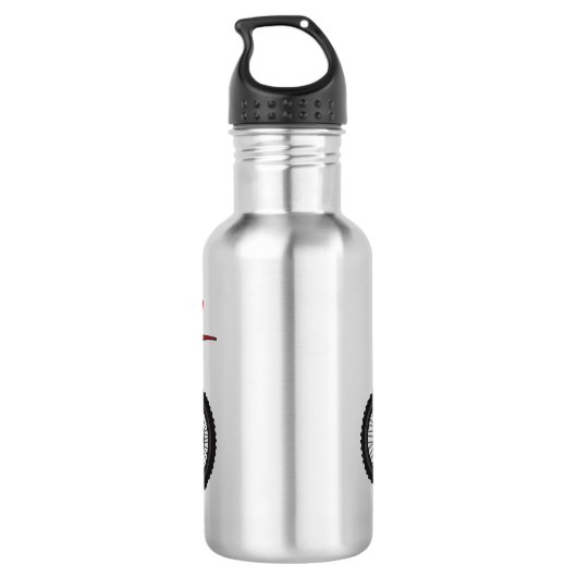 Motorrad Edelstahlflasche (Rückseite)