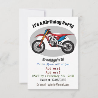 Motorrad Einladung
