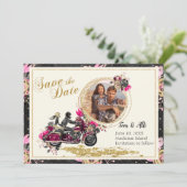 Motorrad Einladung (Stehend Vorderseite)