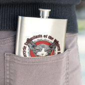 Motorrad-Enthusiast-Flasche Flachmann (Beispiel)