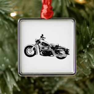 **MOTORRAD-ENTHUSIASTEN-SCHMUCK** ORNAMENT AUS METALL