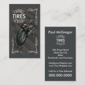 Motorrad ermüdet Visitenkarte (Vorne/Hinten)