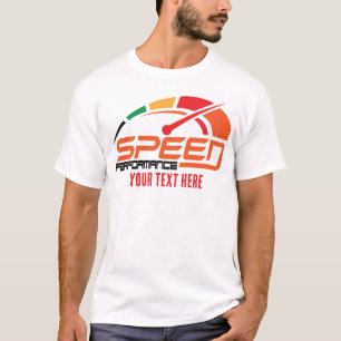 Motorrad-Fahrgeschwindigkeit und Freiheit Design T-Shirt