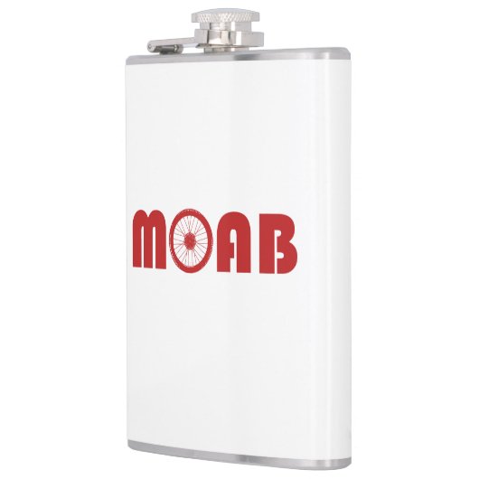 Motorrad (Fahrrad) Flachmann (Links)