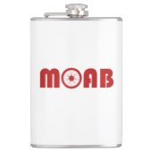 Motorrad (Fahrrad) Flachmann (Vorderseite)