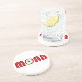 Motorrad (Fahrrad) Getränkeuntersetzer (Seite)