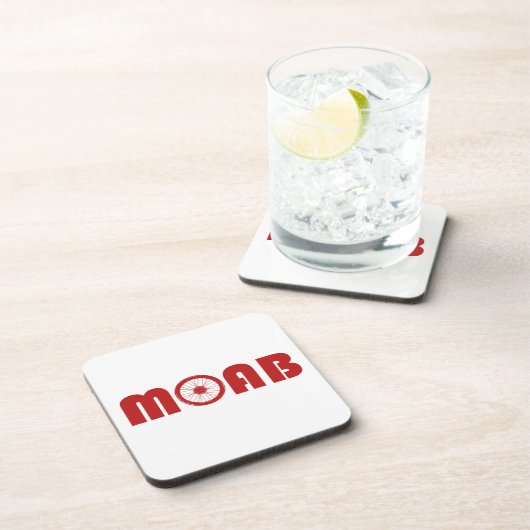 Motorrad (Fahrrad) Getränkeuntersetzer (Rechte Seite)