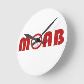 Motorrad (Fahrrad) Runde Wanduhr (Winkel)