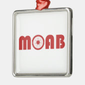 Motorrad (Fahrrad) Silbernes Ornament (Links)