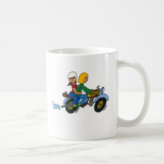 Motorrad-Fahrt Kaffeetasse (Rechts)