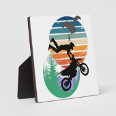 Motorrad, Fallschirme und im Freien Fotoplatte (Vorderseite)